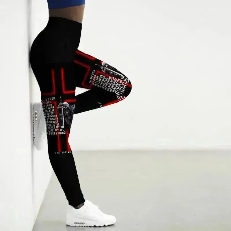 Printed Animal Bodysuit Yoga Pants Gym Wear