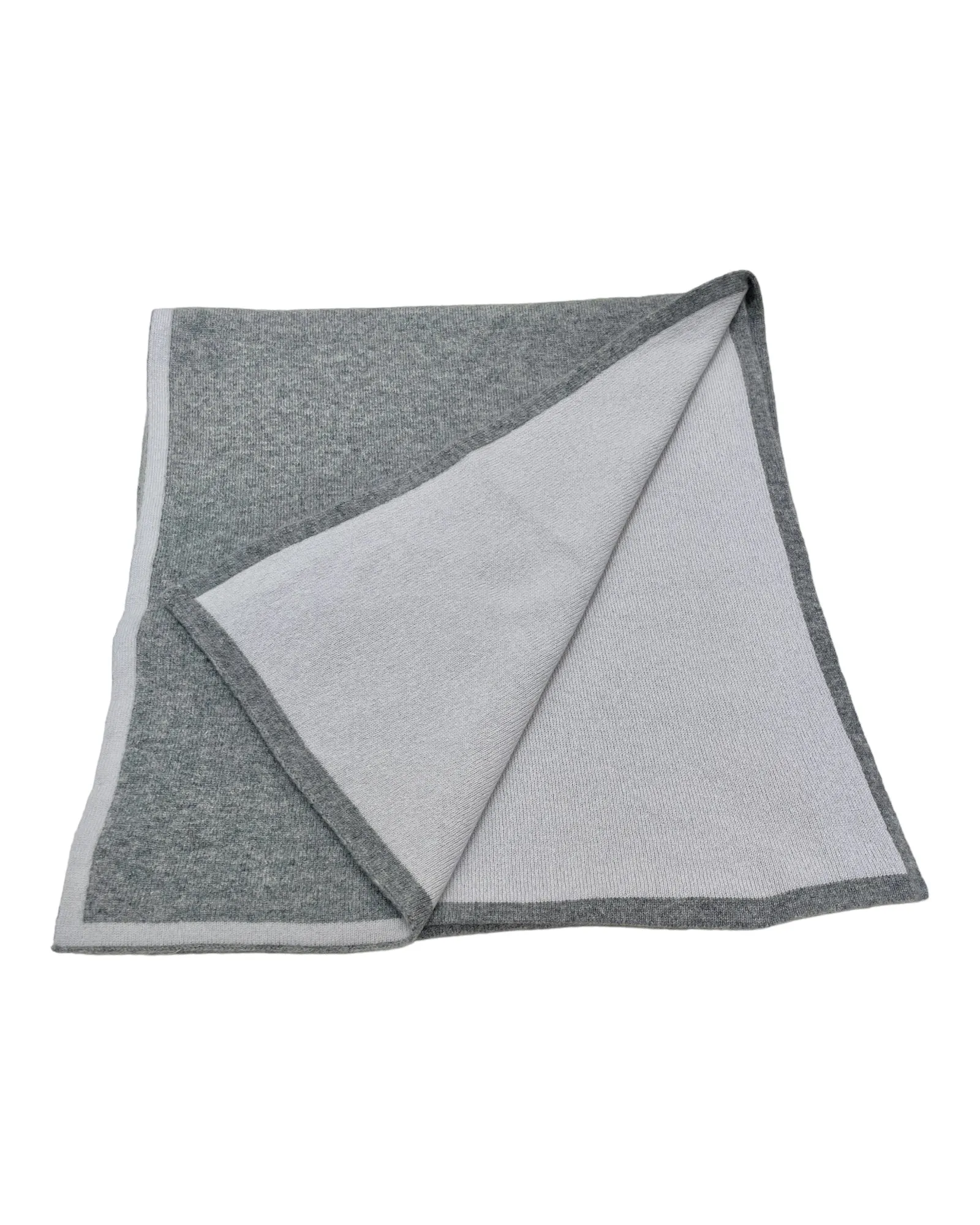 PURE CASHMERE DOUBLE FACE SCARF