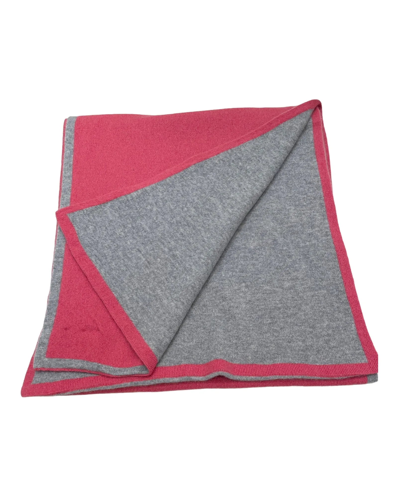 PURE CASHMERE DOUBLE FACE SCARF