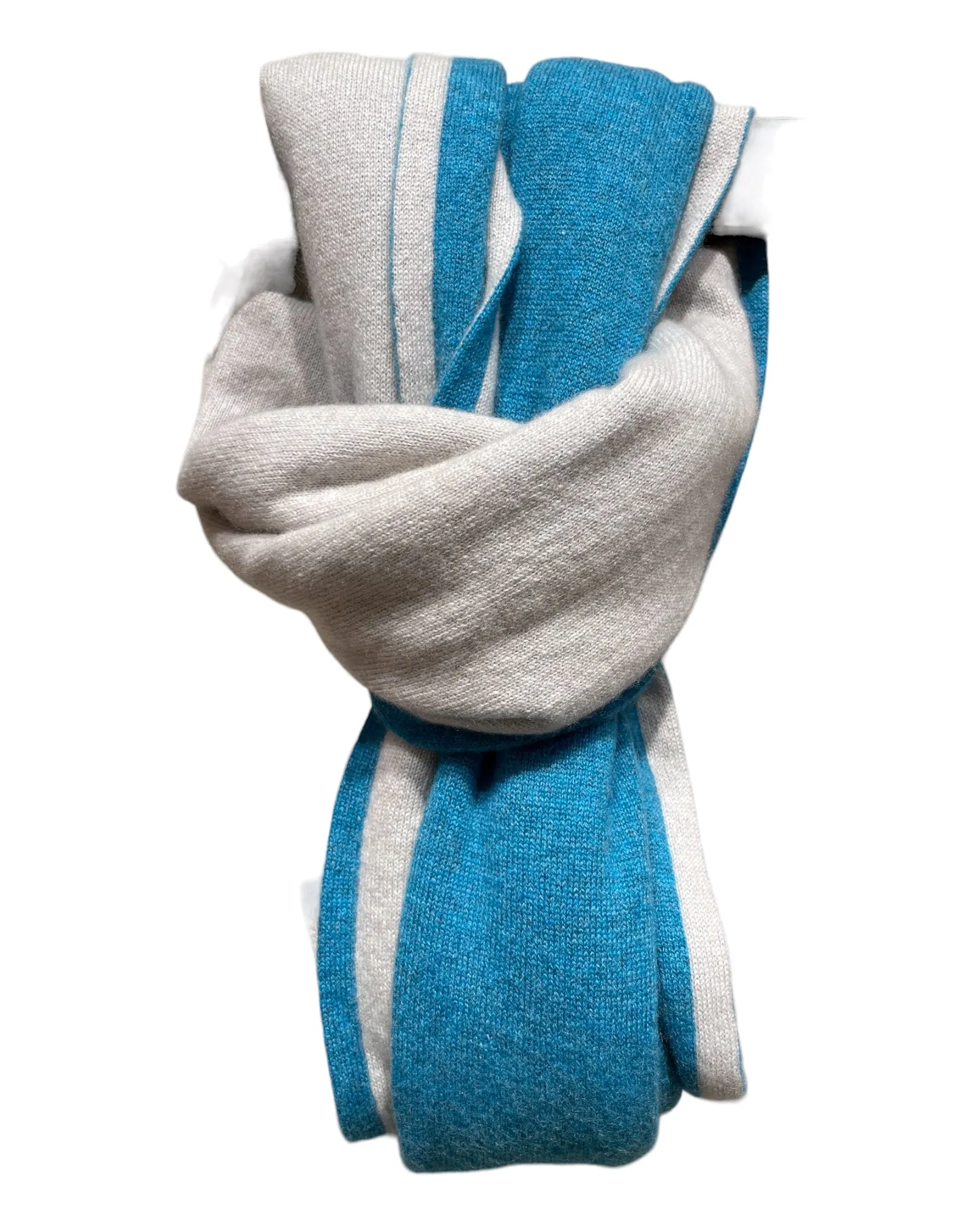 PURE CASHMERE DOUBLE FACE SCARF