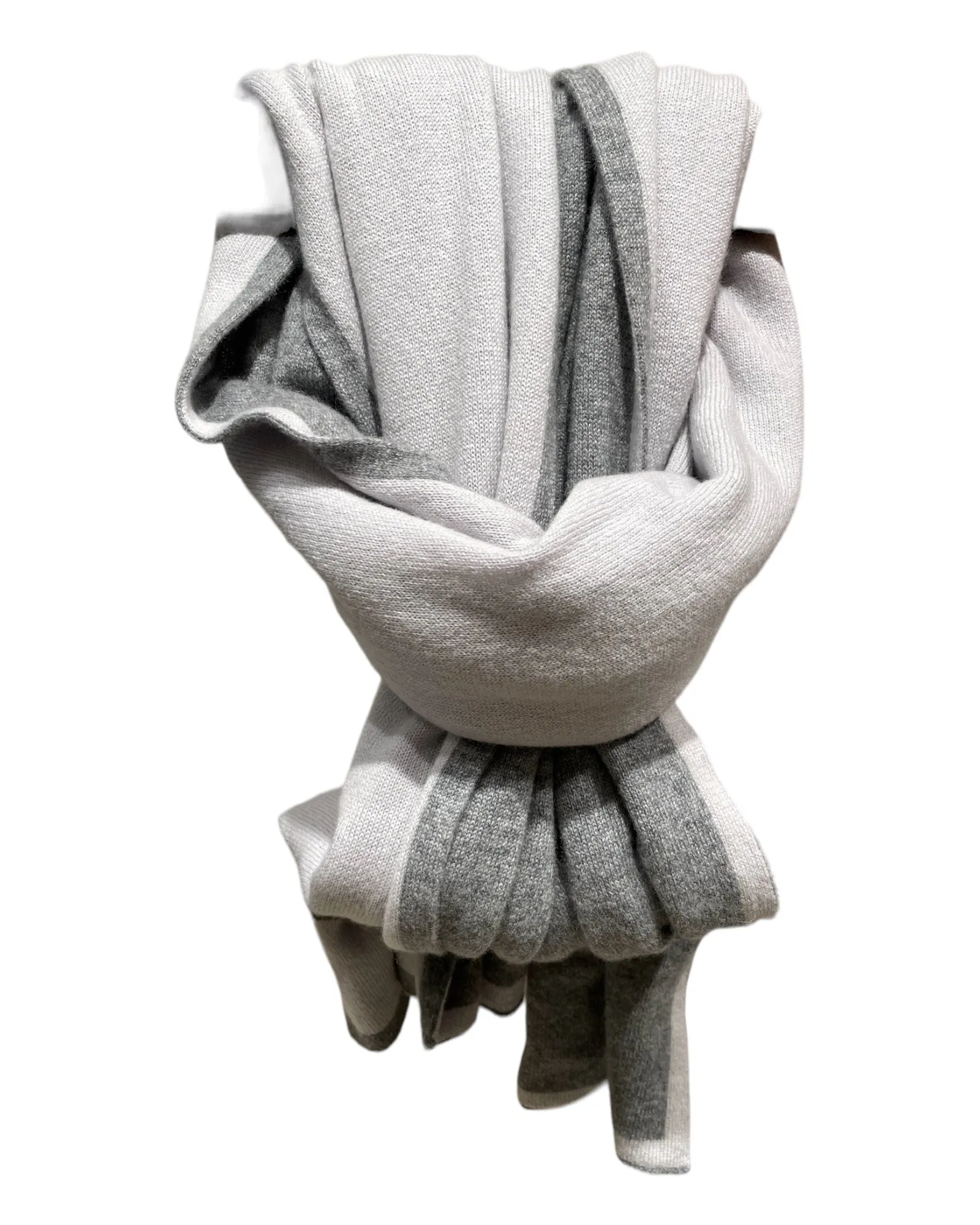 PURE CASHMERE DOUBLE FACE SCARF