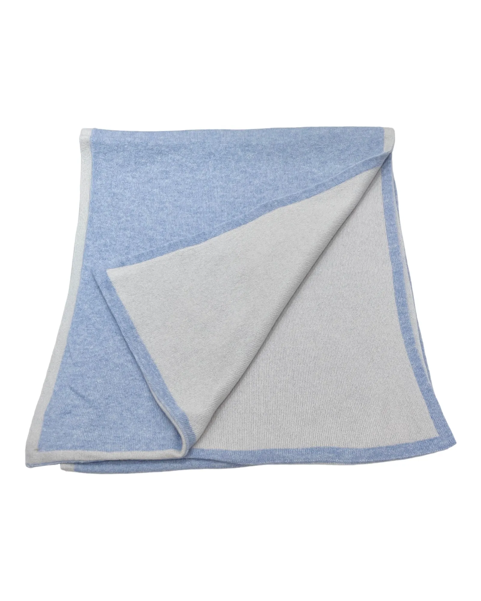 PURE CASHMERE DOUBLE FACE SCARF