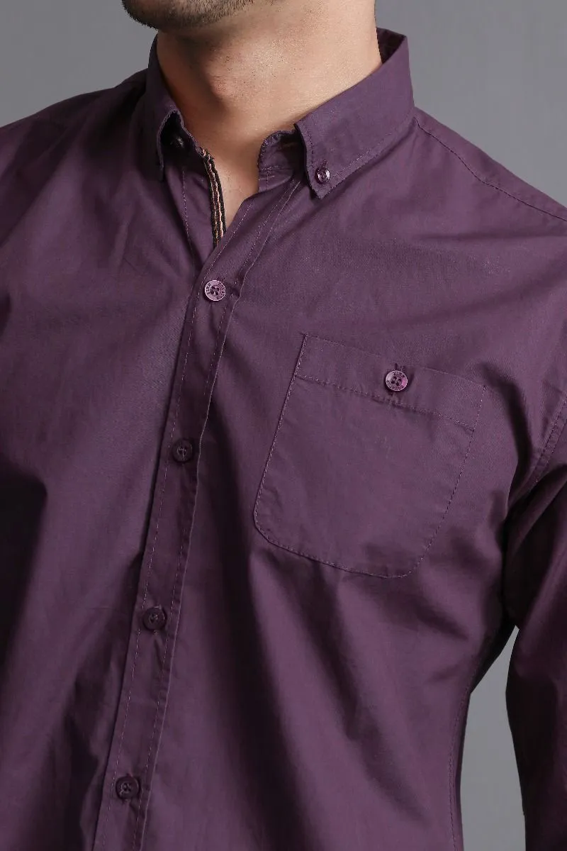 SLEEK PURPLE SHIRT