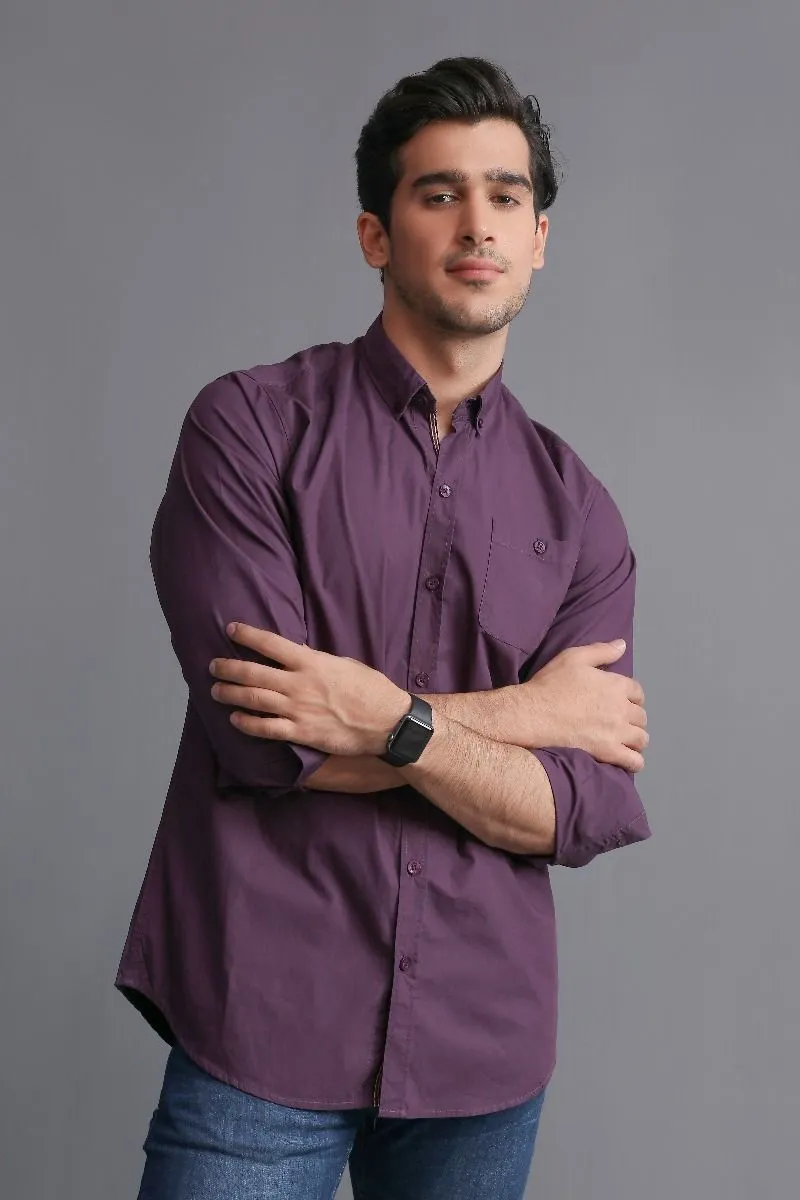 SLEEK PURPLE SHIRT