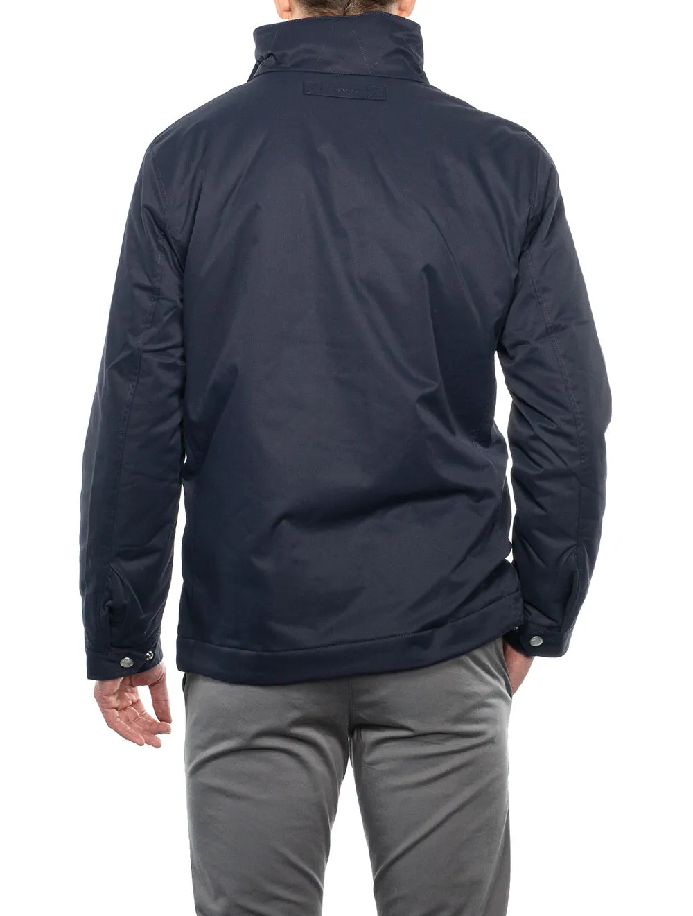 The Mid-Length Jacket Evening Blue