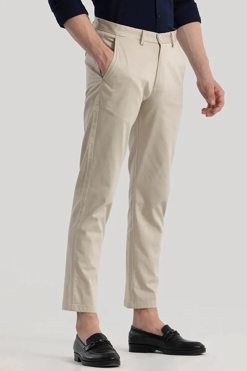 Urban Stride Cream Slim FIt Chino