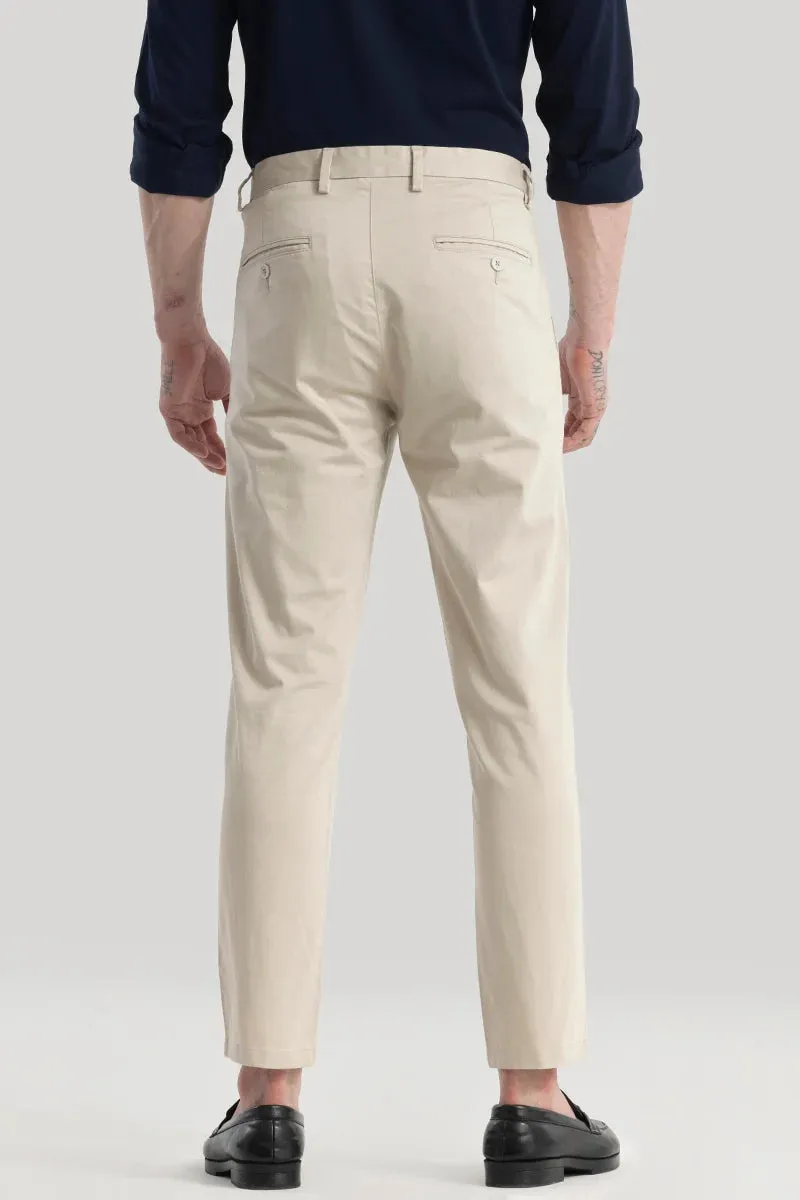 Urban Stride Cream Slim FIt Chino