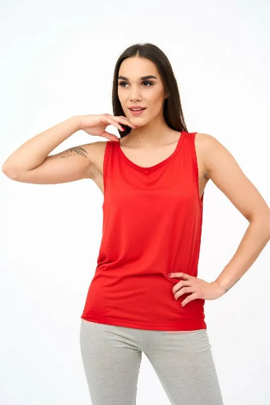 Women's Vests in Red