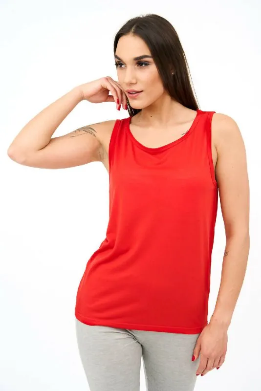 Women's Vests in Red