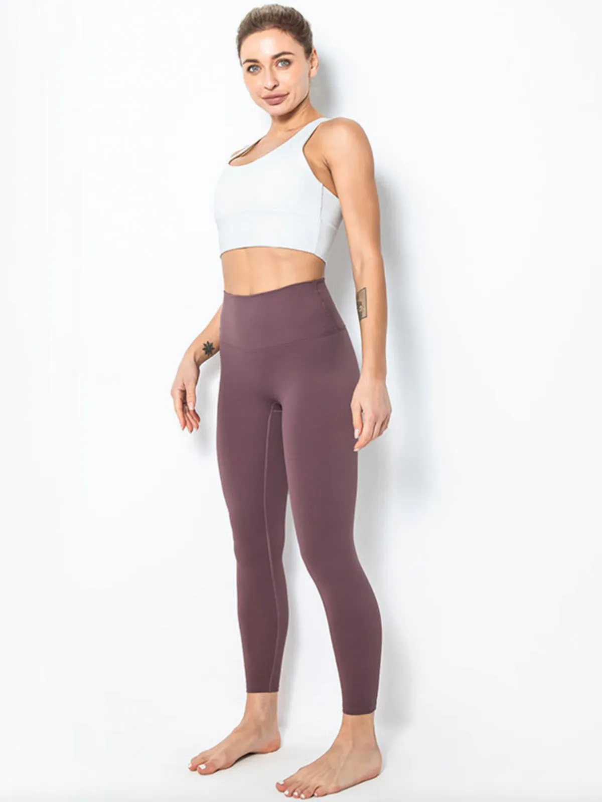 Yoga Pant - Dark Cherry
